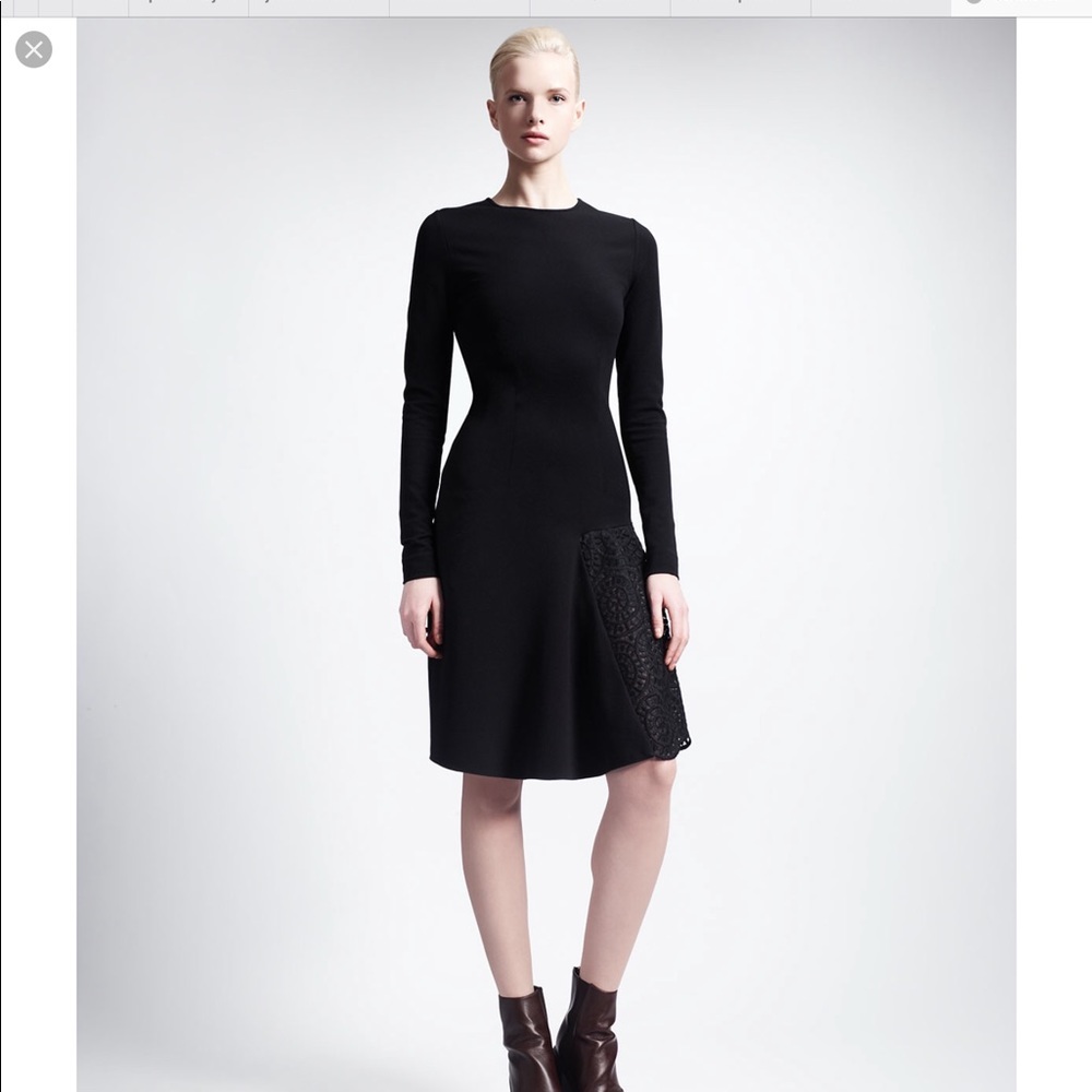 Stella McCartney lace Godet Jersey dress NWT